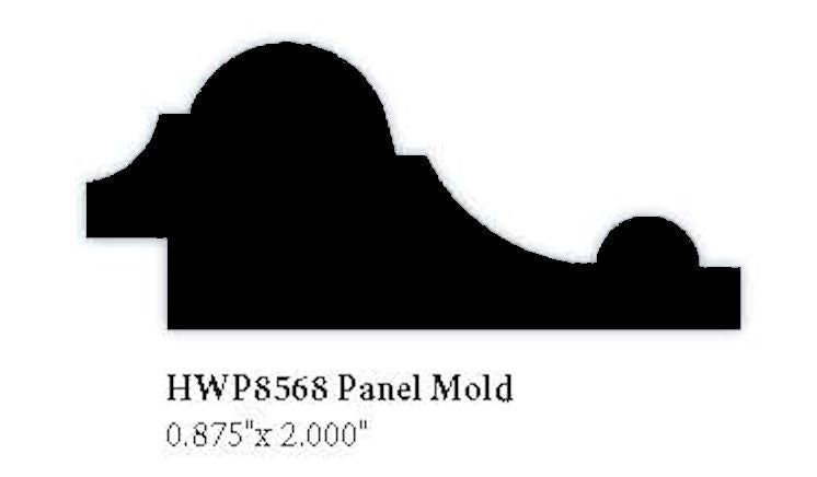 8568 2" Hardwood Panel Mold