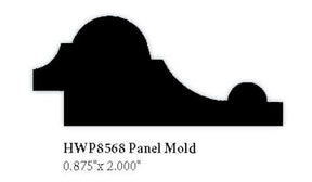 8568 2" Hardwood Panel Mold