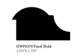 8570 Hardwood Panel Molding, 1" x 1-3/4"