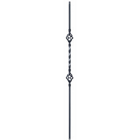 9004TB Double Basket Tubular Steel Baluster