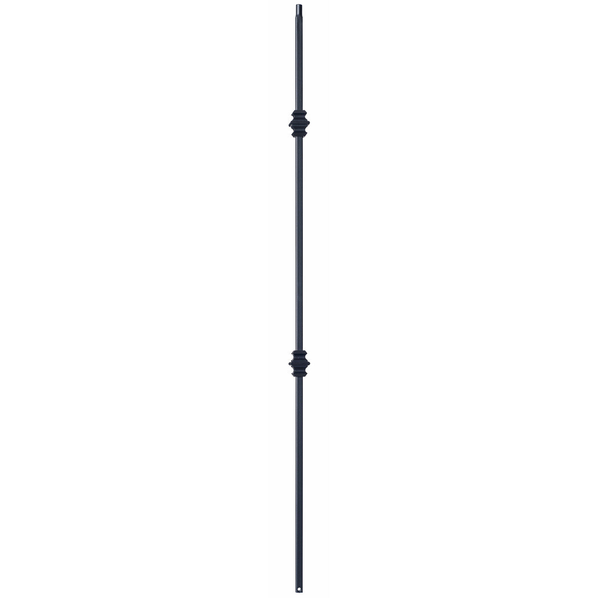 SP-9007TB Satin Black Double Knuckle Tubular Steel Baluster