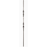 9011RS Double Ribbon Tubular Steel Baluster