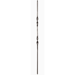 9011RS Double Ribbon Tubular Steel Baluster