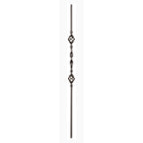 9013RS Double Basket Single Ribbon Tubular Steel Baluster