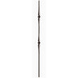 9018HG Gothic Double Knuckle Hammered Baluster