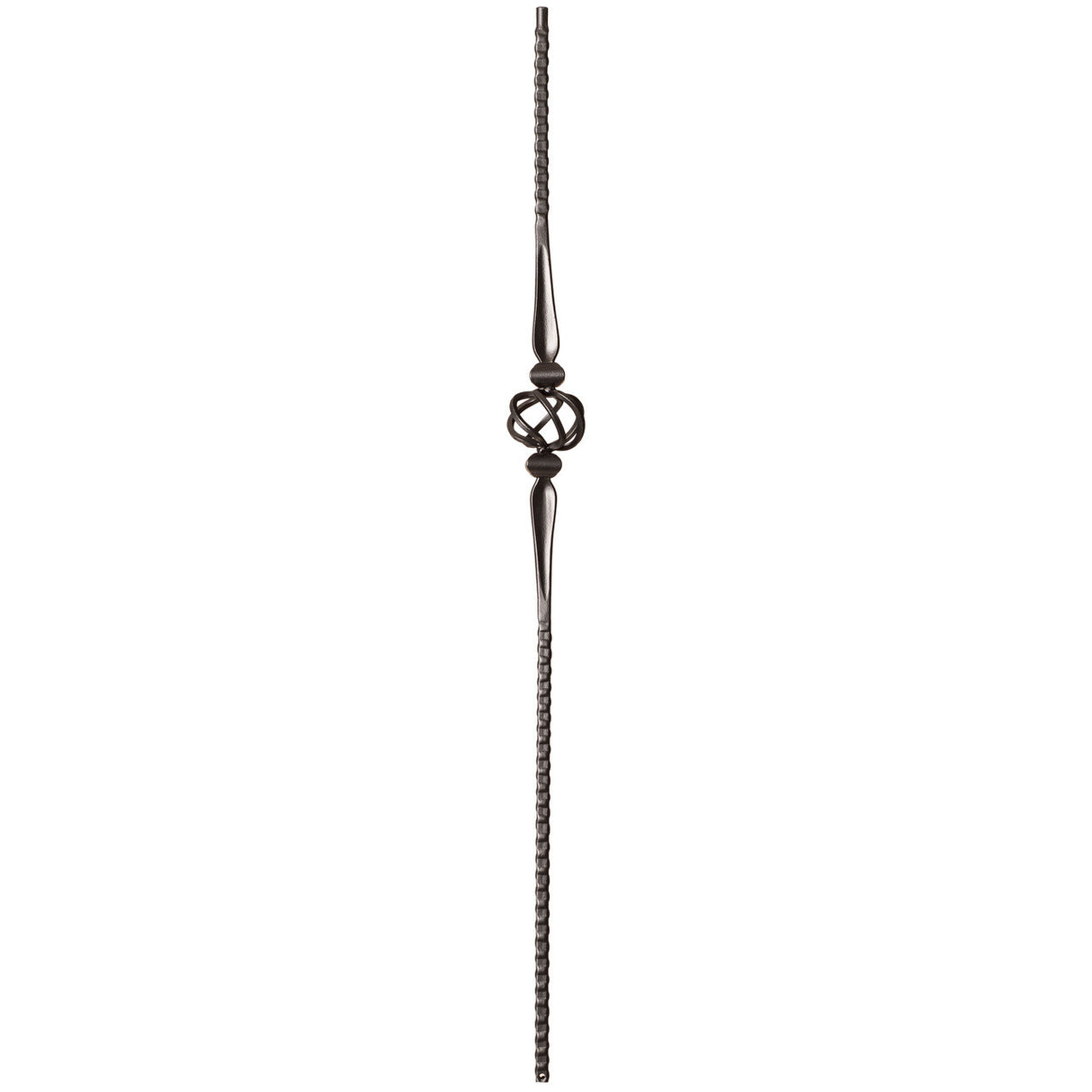 9019HG Gothic Single Basket Hammered Baluster