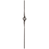 9019HG Gothic Single Basket Hammered Baluster