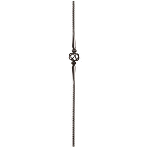 9019HG Gothic Single Basket Hammered Baluster