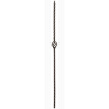 9027HE Single Basket Edge Hammered Baluster