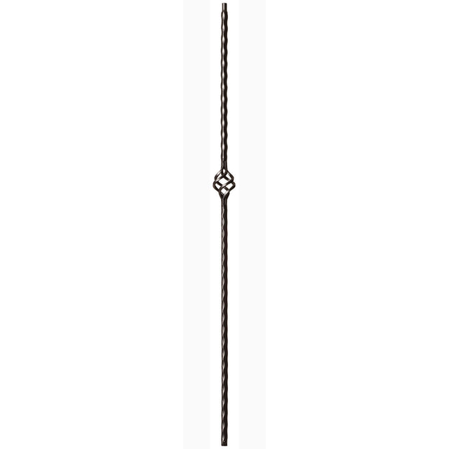 9027HE Edge Hammered Balusters with Basket