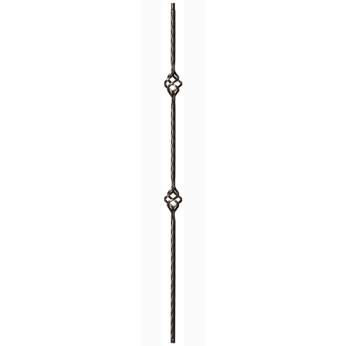 9028HE Double Basket Edge Hammered Baluster