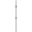 9033HF Double Ball with Hammered Face Baluster