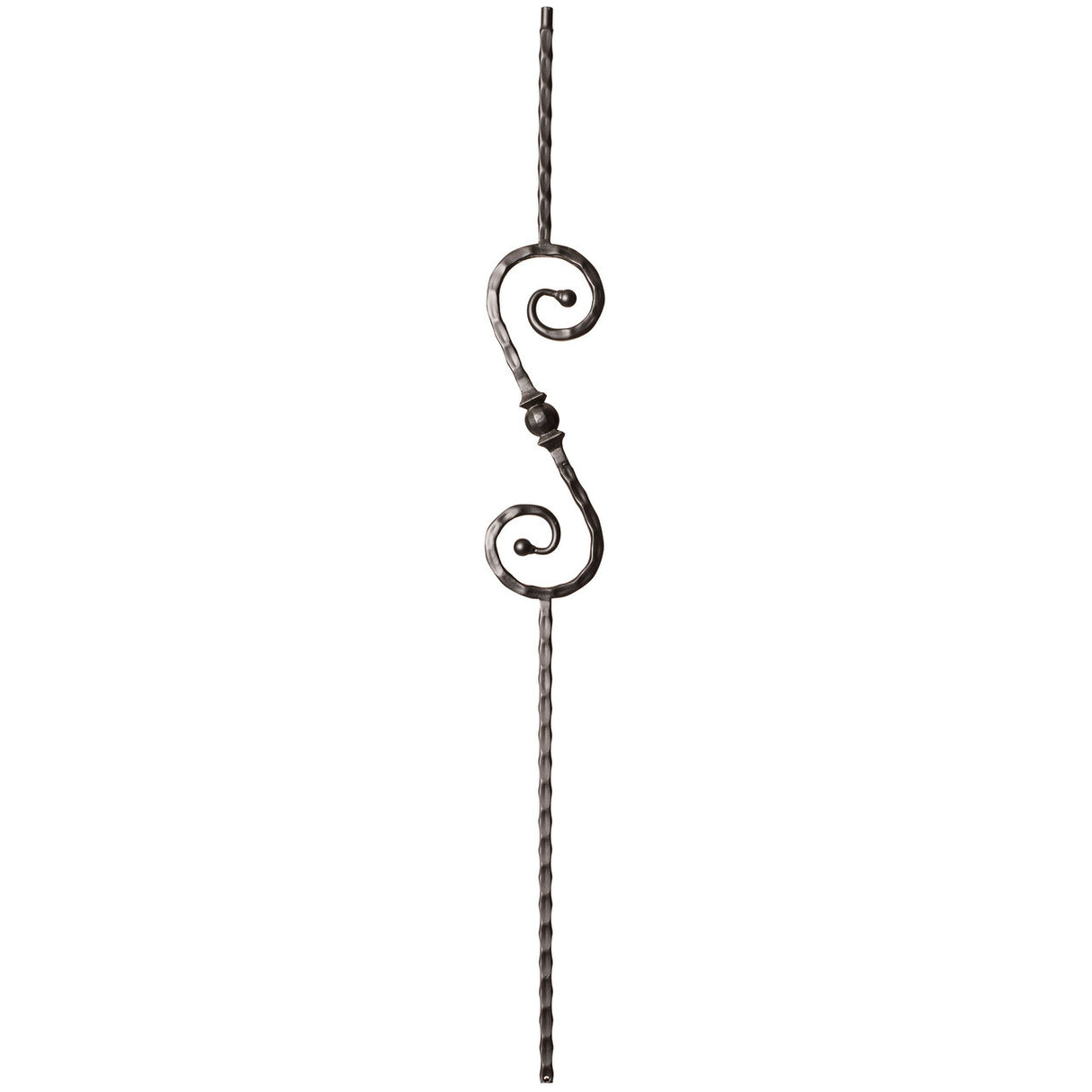 9034HF S-Scroll and Ball with Hammered Face