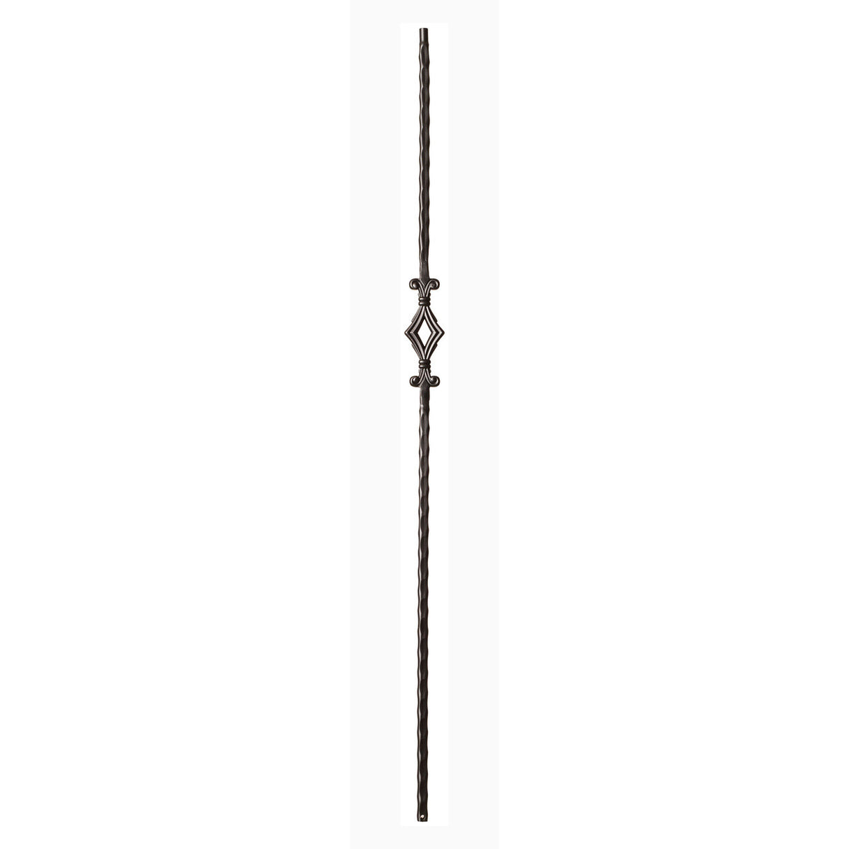 9040HF Single Diamond with Hammered Face Baluster