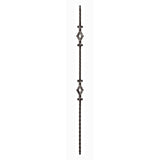 9041HF Double Diamond with Hammered Face Baluster