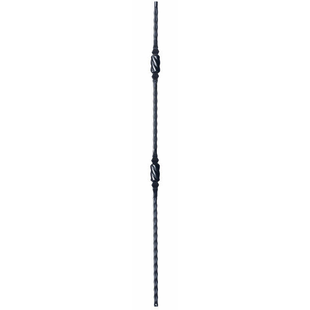 9046HF Face Hammered Baluster with Double Knobs