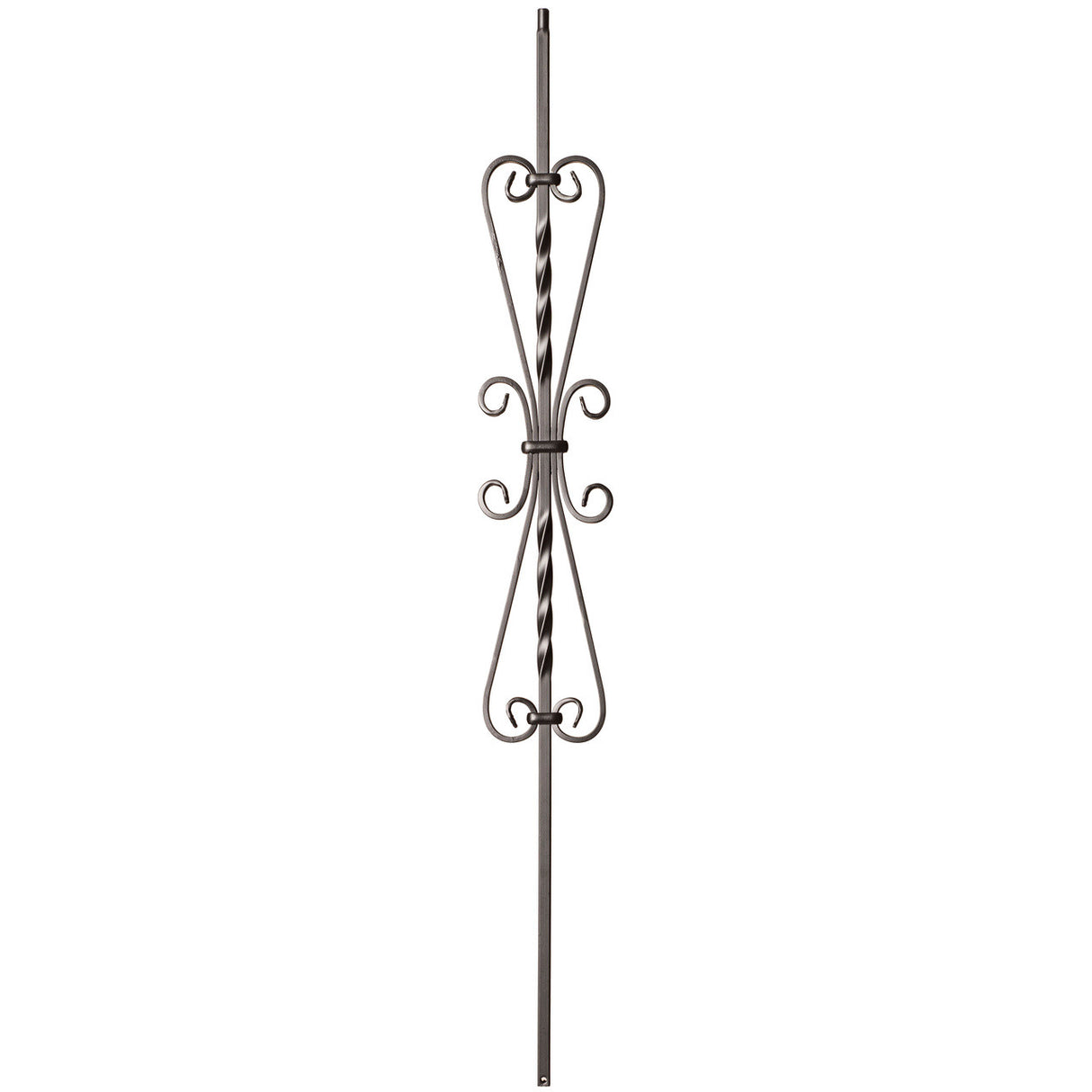 9055SS French Scroll Tubular Steel Baluster