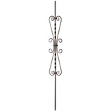 9055SS French Scroll Tubular Steel Baluster