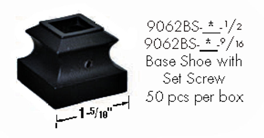 9062BS Inner Base Shoe with set screw
