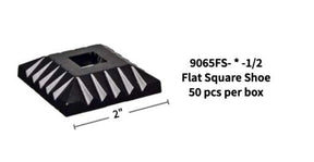 9065FS Scalloped Inner Flat Square Shoe