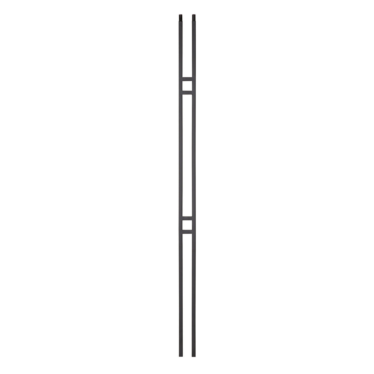 9087CS 2 1/4" x 44" Double Bar Contemporary Baluster