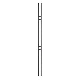 9087CS 2 1/4" x 44" Double Bar Contemporary Baluster