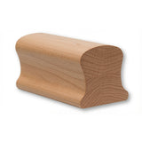 9100 2-1/4" x 2-5/8" Handrail with 2" grip, Alder