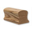 9100 2-1/4" x 2-5/8" Handrail with 2" grip, Hickory