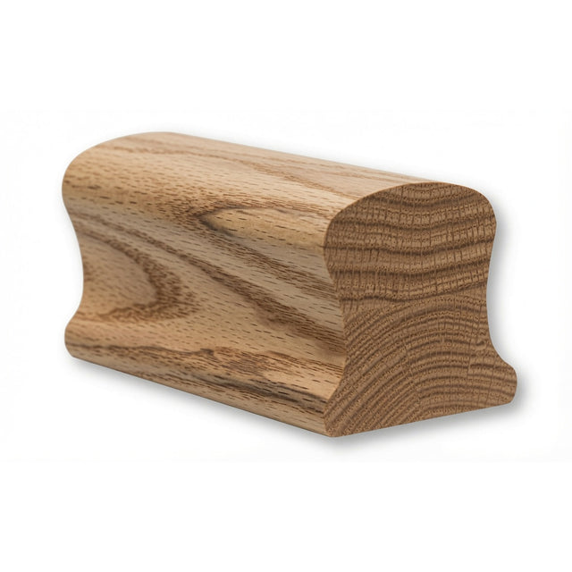 9100 2-1/4" x 2-5/8" Handrail with 2" grip, Hickory
