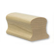 9100 2-1/4" x 2-5/8" Handrail with 2" grip, Poplar