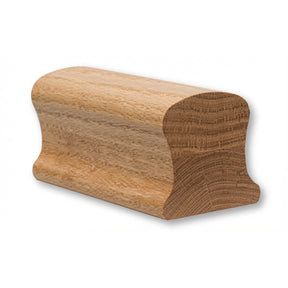 9100 2-1/4" x 2-5/8" Handrail with 2" grip, Red Oak