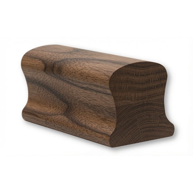 9100 2-1/4" x 2-5/8" Handrail with 2" grip, Walnut