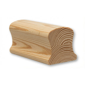 9100 2-1/4" x 2-5/8" Handrail with 2" grip, Yellow Pine