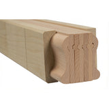 9100B 2-1/4" x 2-3/8" Bending Handrail, Alder