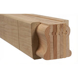 9100B 2-1/4" x 2-3/8" Bending Handrail, American Cherry