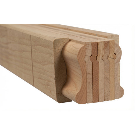 9100B 2-1/4" x 2-3/8" Bending Handrail, American Cherry