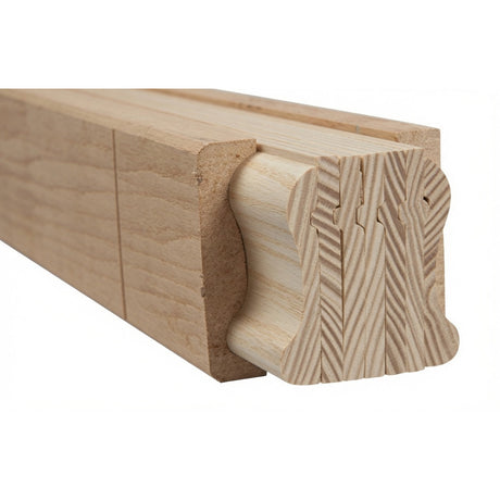 9100B 2-1/4" x 2-3/8" Bending Handrail, Ash