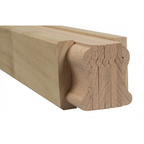 9100B 2-1/4" x 2-3/8" Bending Handrail, Beech