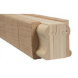 9100B 2-1/4" x 2-3/8" Bending Handrail, Birch