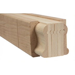 9100B 2-1/4" x 2-3/8" Bending Handrail, Birch