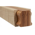 9100B 2-1/4" x 2-3/8" Bending Handrail, Brazilian Cherry