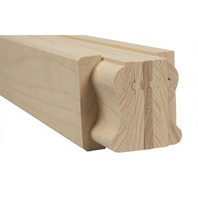 9100B 2-1/4" x 2-3/8" Bending Handrail, Poplar