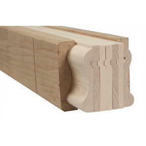 9100B 2-1/4" x 2-3/8" Bending Handrail, Soft Maple