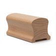 9100P 2-1/4" Wide X 2-3/8" High Handrail, Plowed 1-1/4" or 1-3/4", Beech