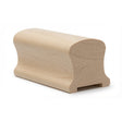 9100P 2-1/4" Wide X 2-3/8" High Handrail, Plowed 1-1/4" or 1-3/4", Birch