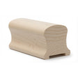 9100P 2-1/4" Wide X 2-3/8" High Plowed Handrail, Plowed 1-1/4" OR 1-3/4", Soft Maple