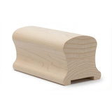 9100P 2-1/4" Wide X 2-3/8" High Plowed Handrail, Plowed 1-1/4" OR 1-3/4", Soft Maple