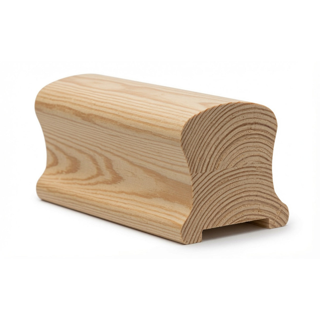 9100P 2-1/4" Wide X 2-3/8" High Handrail, Plowed 1-1/4" or 1-3/4", Yellow Pine