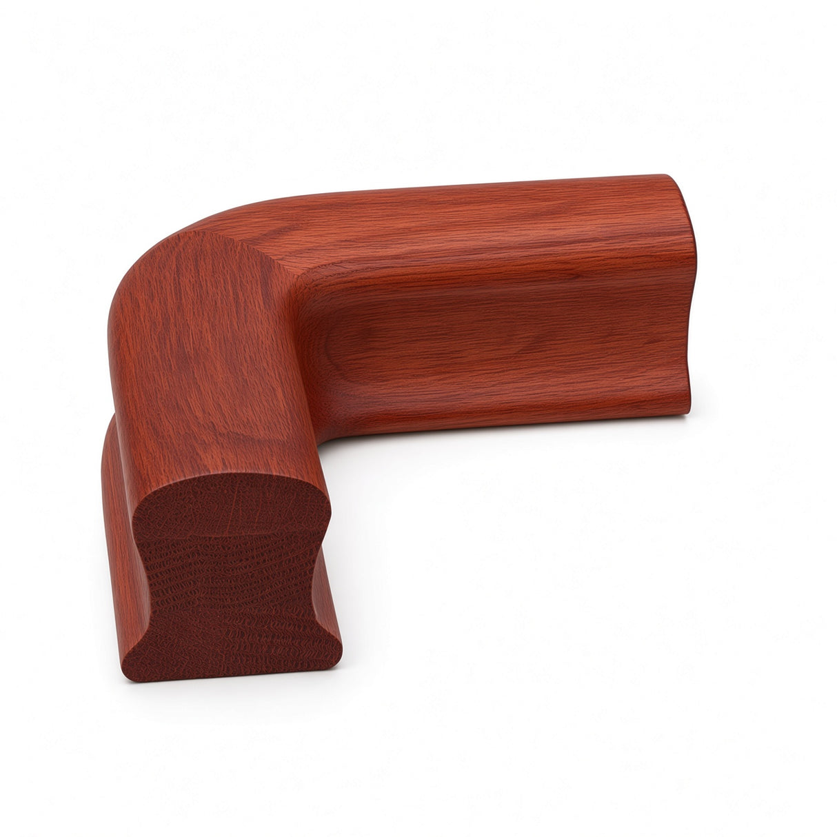 9111 Level Quarter-turn for the 9100 Handrail, Brazilian Cherry
