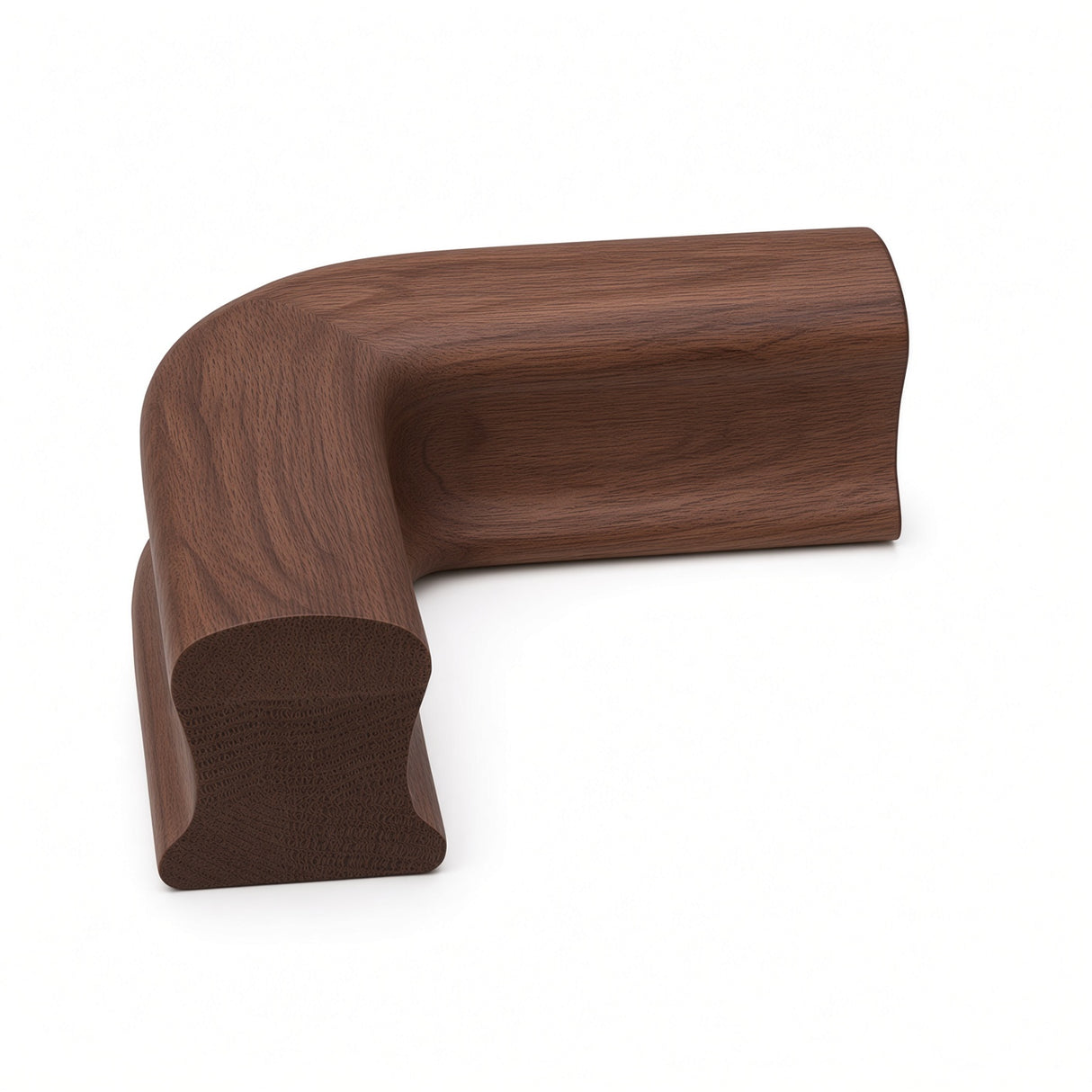 9111 Level Quarter-turn for the 9100 Handrail, Walnut